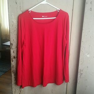 Stylus Red Long Sleeve Tee